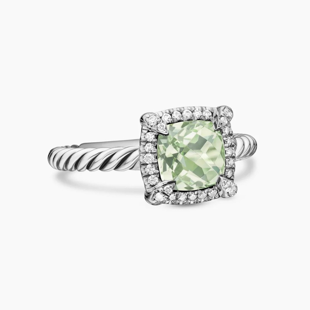 *LOWEST PRICE* David Yurman Petite Chatelaine® Pavé Bezel Ring